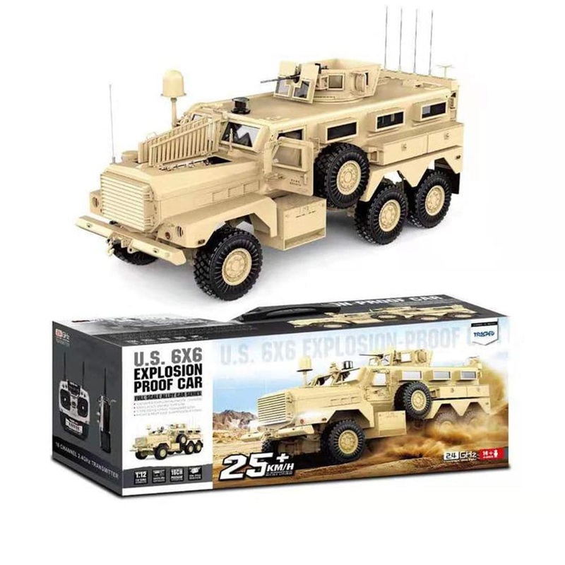 HG P602 1/12 2.4G 6WD 16CH Electric RC Model Car Vehicles without Battery and Charger for Cougar