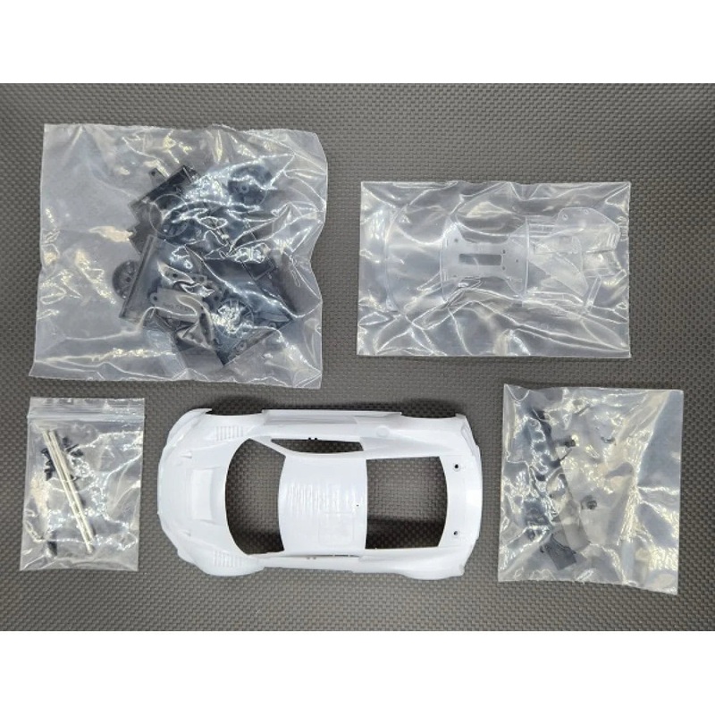 1-28 R8 EVO WHITE BODY UNPAINTED (98mm) for Mini-Z [GL Racing] GL-R8-EVO-K01
