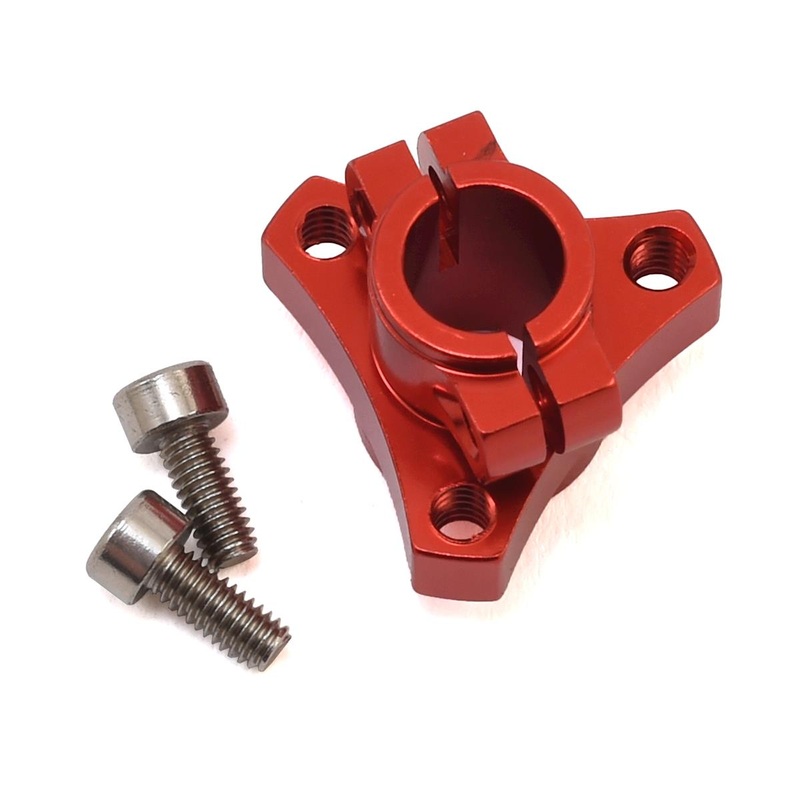 CRC 1/12 Double Clamp Left Hub (Red) 3331
