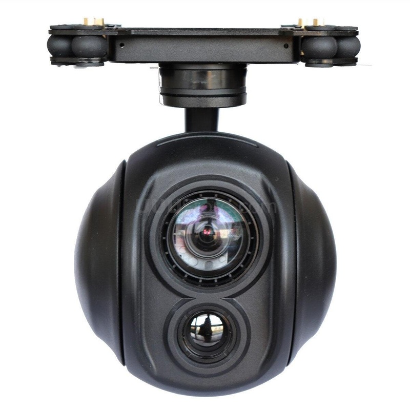 SMT10SQ3/SMT10SQ6 18x Zoom UAV Thermal Camera Gimbal Stabilizer Daylight Sensor for FPV Drone Aerial Cinematography Inspection Rescue Surveillance SMT18SQ3