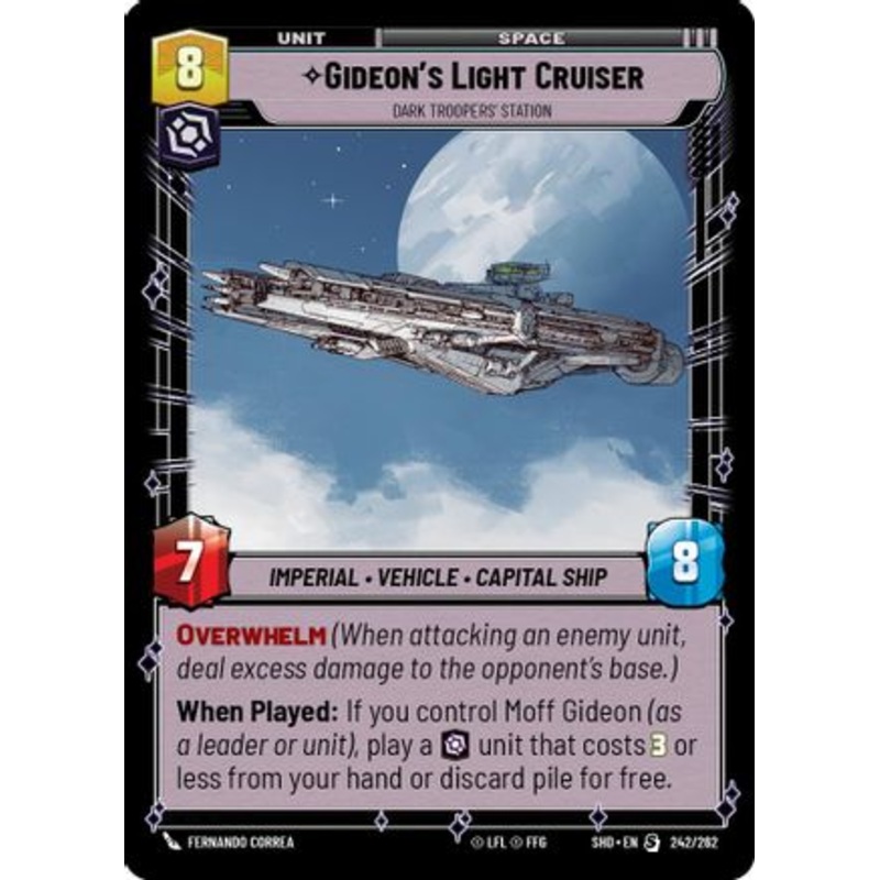 Gideon’s Light Cruiser – Dark Troopers’ Station (242/262) – Shadows of the Galaxy