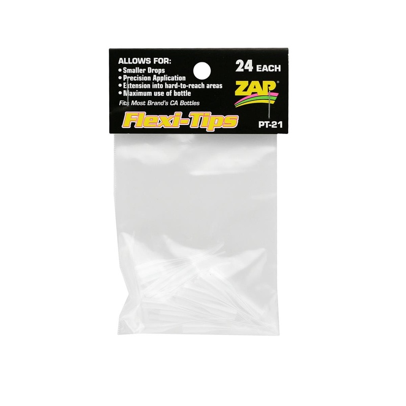 PAAPT21  Zap Flexi-Tips – 24  Glue Applicator Tips