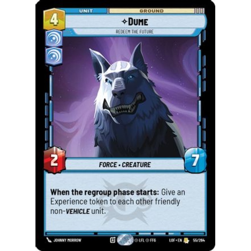 Dume – Redeem the Future (055/264) – Legends of the Force Near Mint