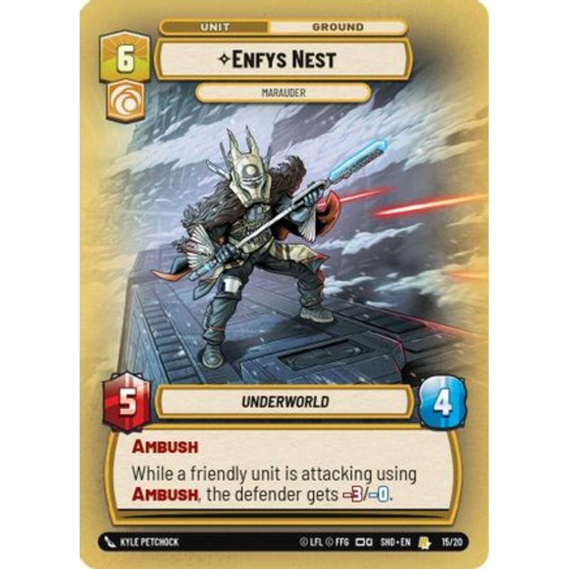 Enfys Nest – Marauder (15/20) – Shadows of the Galaxy Weekly Play Promos