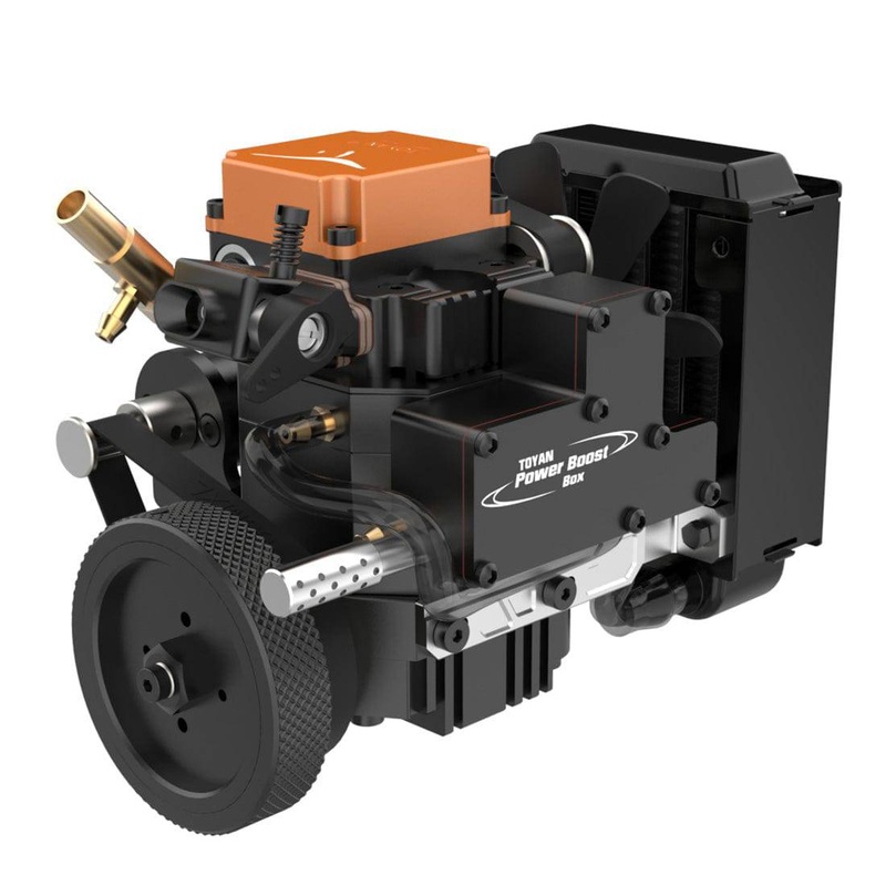 TOYAN FS-S100WA2 4 Stroke Methanol Engine Model With Water-cooled Pump Water-cooled Box