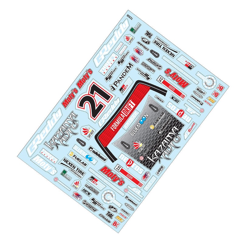 1-10 LIVERY: GUSHI MOTY DECAL SHEET STICKERS  [TEAM-C] TC938
