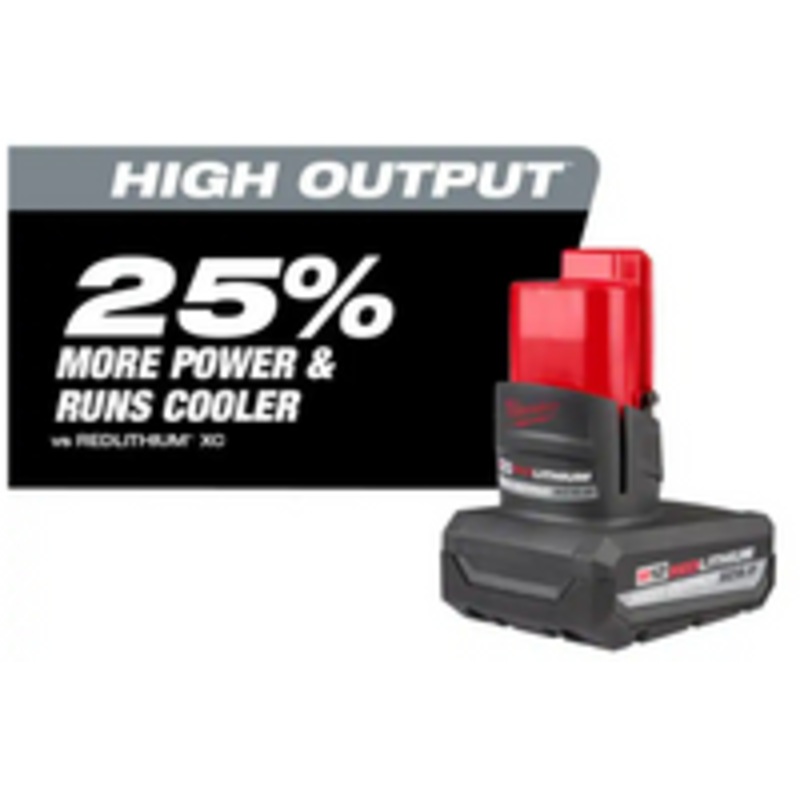 48-11-2450 Milwaukee M12 REDLITHIUM HIGHOUTPUT XC 5.0 AH Battery Pack