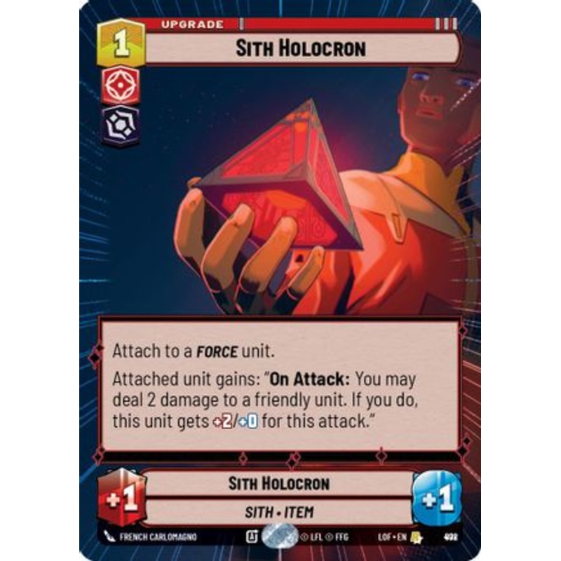 Sith Holocron (Hyperspace Foil) (878) – Legends of the Force Foil Near Mint