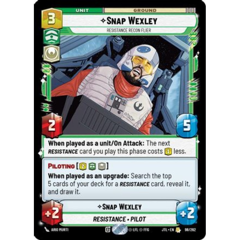 Snap Wexley – Resistance Recon Flier (098/262) – Jump to Lightspeed