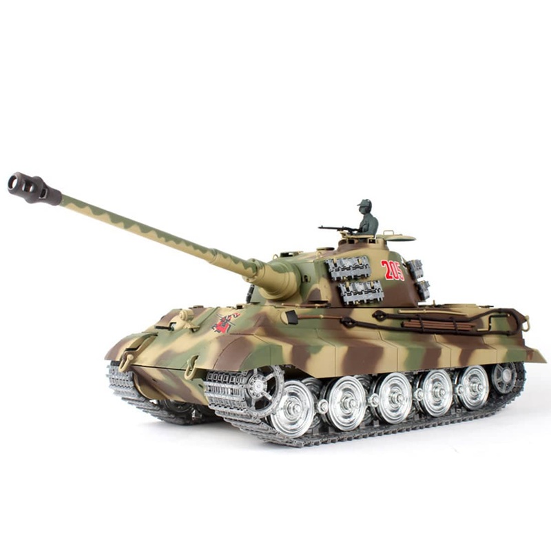 1/16 German Henschel Tiger King Battle Tank 2.4G 360 Rotation Military Tank