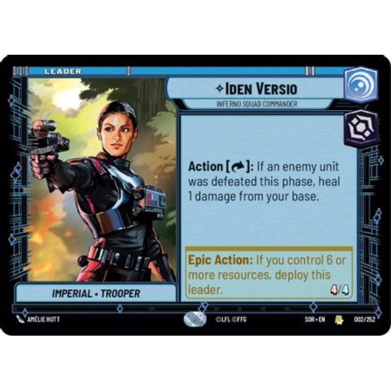Iden Versio – Inferno Squad Commander (002/252) – Spark of Rebellion
