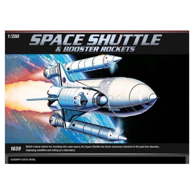 ACADEMY 1/288 Space Shuttle +Booster Rockets