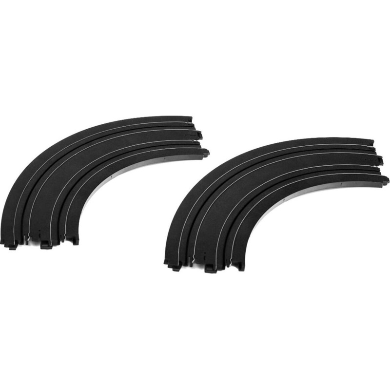 AFX 90 Curved Slot Car Track expansion Pieces (2)