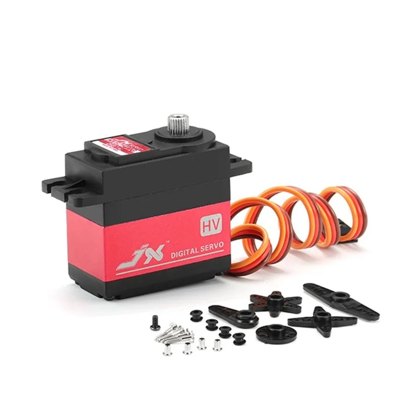 JX Servo PDI-HV6214MG – 15KG High Precision Metal Gear Digital Standard Servo for Rc Model Airplane Car 1 piece