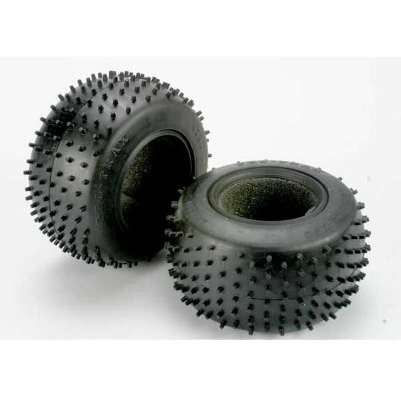 4790R – Tires, Pro-Trax spiked 2.2′ (soft-compound)(rear) (2)/ foam inserts (2)
