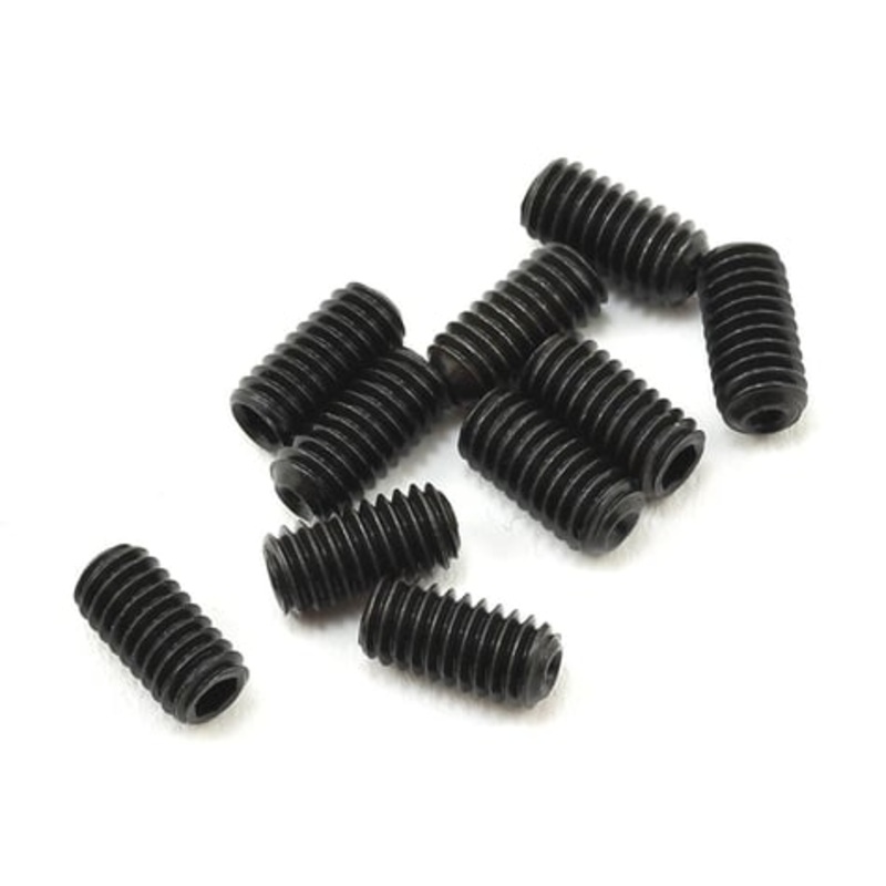 TKR1611  M4x8mm Set Screws (black, 10pcs)