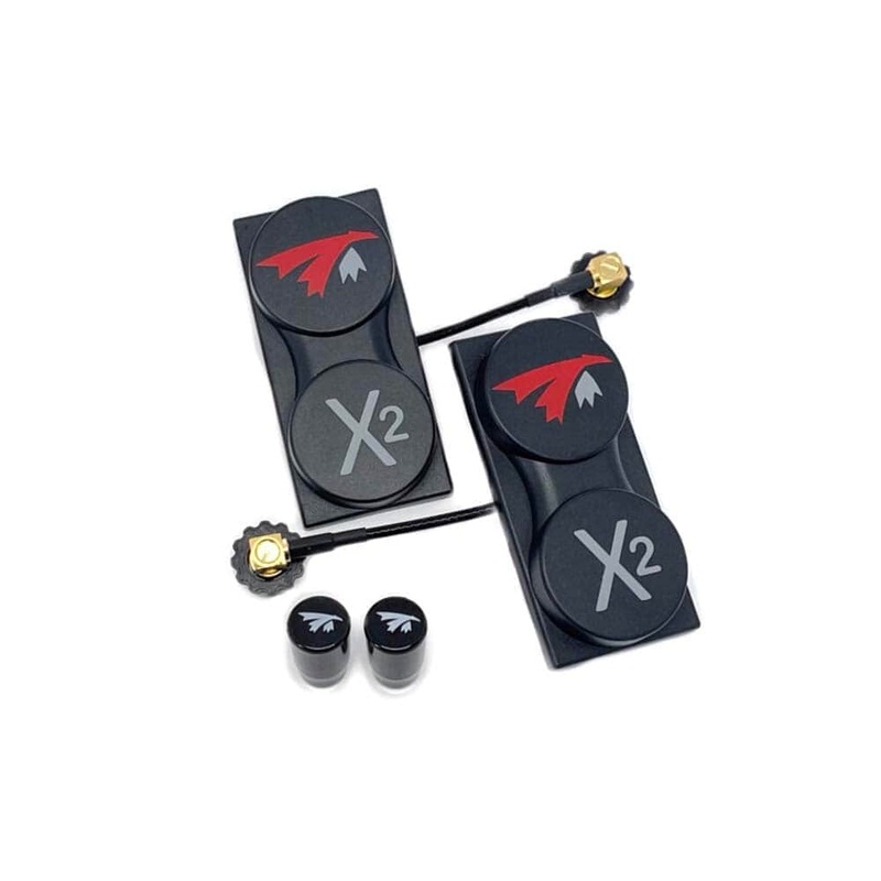 TrueRC X2-Air MKII & Stubbies 5.8GHz Receiver Antenna Set for DJI – LHCP