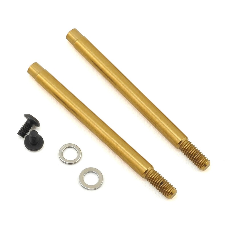 Yokomo V3 Titanium Coated Front Shock Shaft (2) (Screw Type) YOKZ2-S2ST