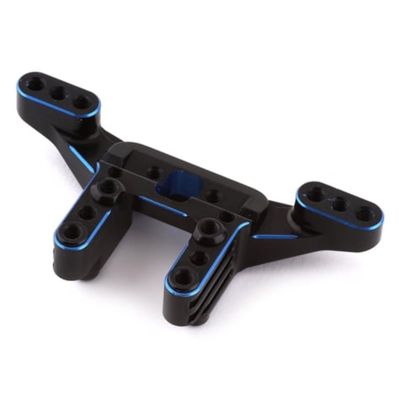 2043 – Exotek B6.3/T6.1/SC6.1 Aluminum Front Camber Mount (Black/Blue)