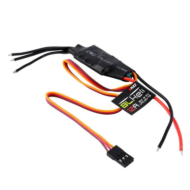 Emax ESC Speed Controller – 1pcs Emax 12A BLHELI ESC 1A 5V Speed Controller For FPV QAV250 280 270 Quadcopter FPV Multicopter Drone