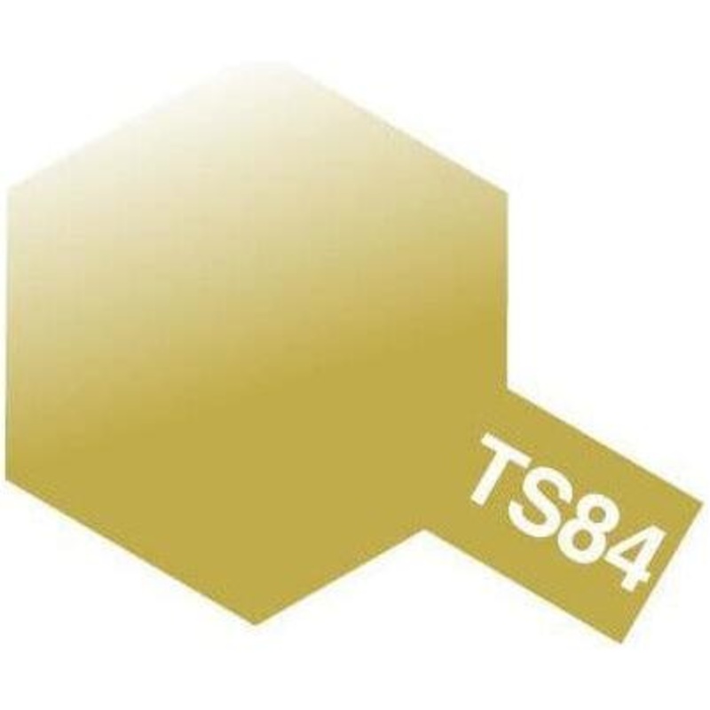 TAMIYA TS-84 Metallic Gold Spray Paint 100ml Default