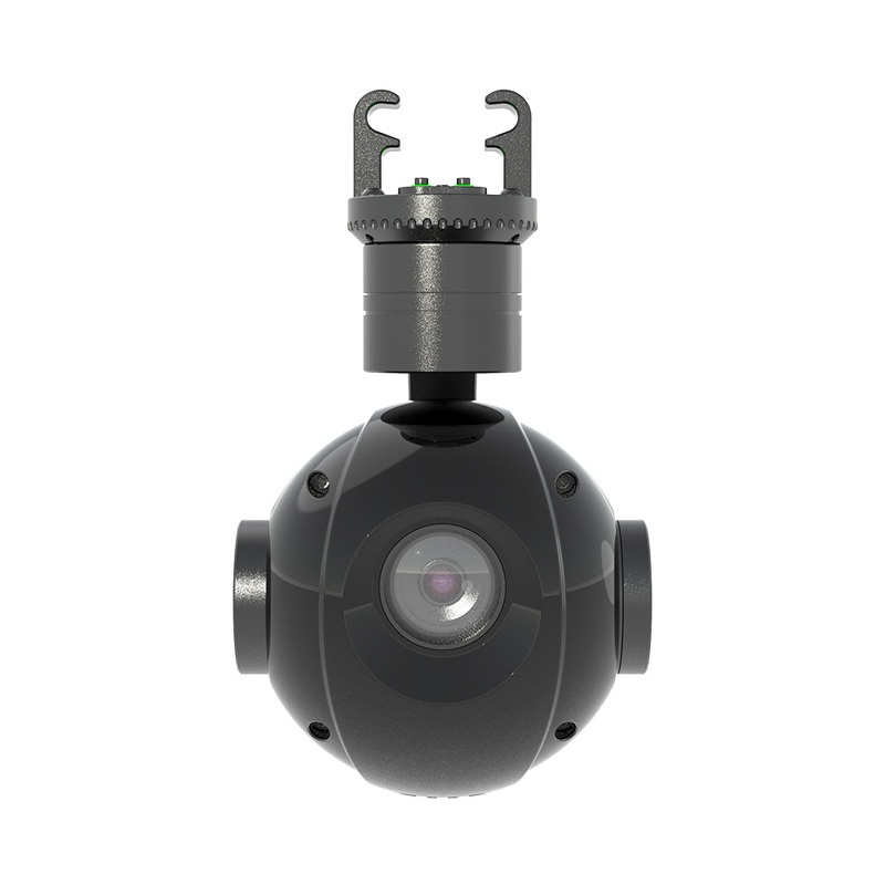 Zingto INYYO Q12L Drone Camera Gimbal – 10x Optical / 40x Hybrid Zoom 4K Visibale Light Camera Single Sensor Pod