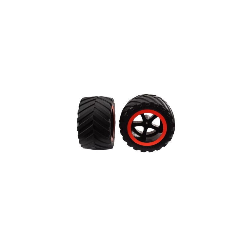 2 rear tyres with wheel rims for Phantom Splash (142014)