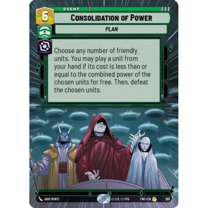 Consolidation of Power (Hyperspace) (361) – Twilight of the Republic Foil