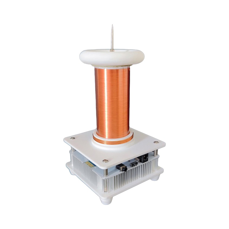 18cm PLLSSTC Tesla Coil Spaced Lighting Experimental for Physical Class Blue