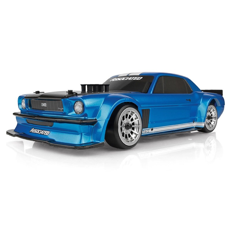 Team Associated DC10 RTR 1/10 Electric Brushless RWD Drift Car Combo w/ Battery & Charger