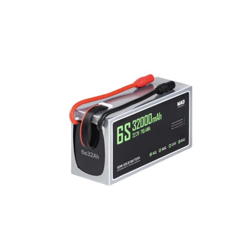 MAD 6S 32Ah Solid State Lithium-ion Drone Battery