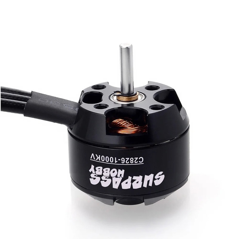 SURPASS HOBBY C2208 1000KV / 1350KV / 1900KV 14-Pole Brushless Motor for 100350g RC Fixed-Wing Airplane & Glider C2826 1900KV