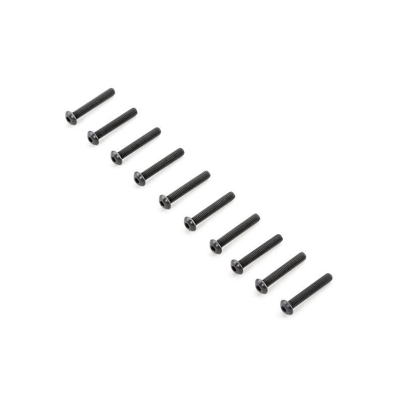Team Losi Racing M4x25mm Button Head Screws  (10)