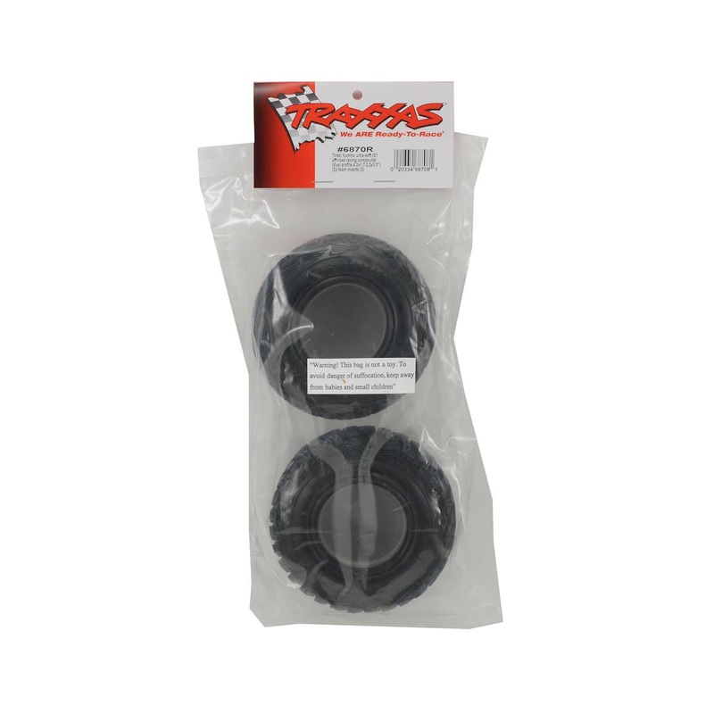 6870R  Traxxas 2.2/3.0 Kuhmo  Venture MT Tire w/Foam (2) (S1)