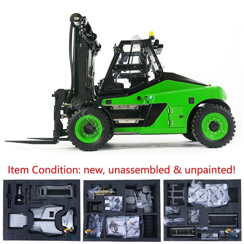 LESU 1/14 Heavy Unassembled and Unpainted RC Hydraulic forklift Kits Radio Control Truck Model Aoue-LD160S Wooden Pallet 1PC Unassembled & Unpainted Hydraulic Forklift Kits