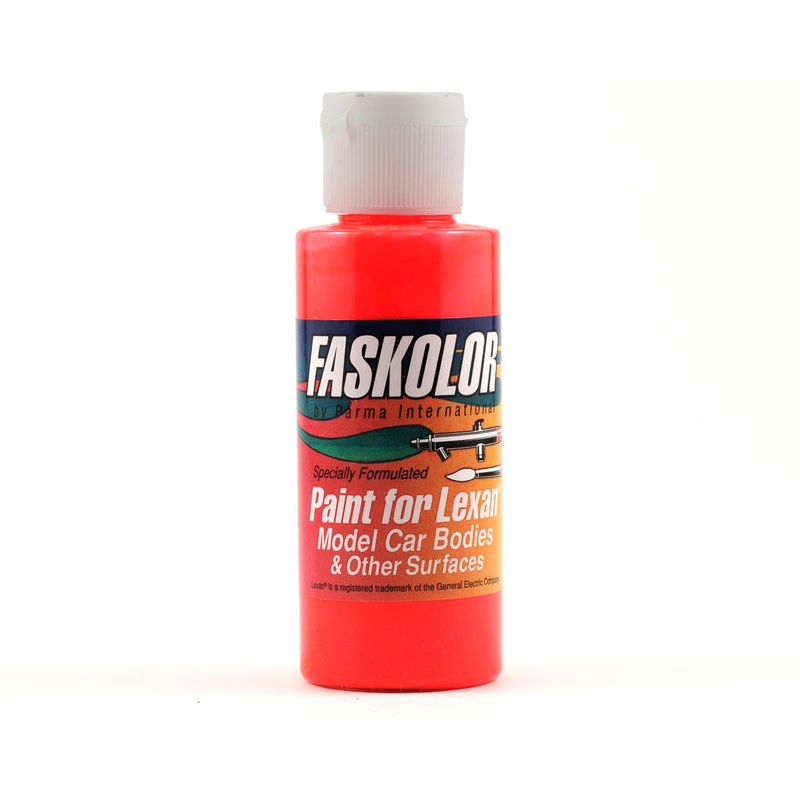 40105 Parma PSE Faskolor Water Based Airbrush Paint (Fasflourescent Red) (2oz)