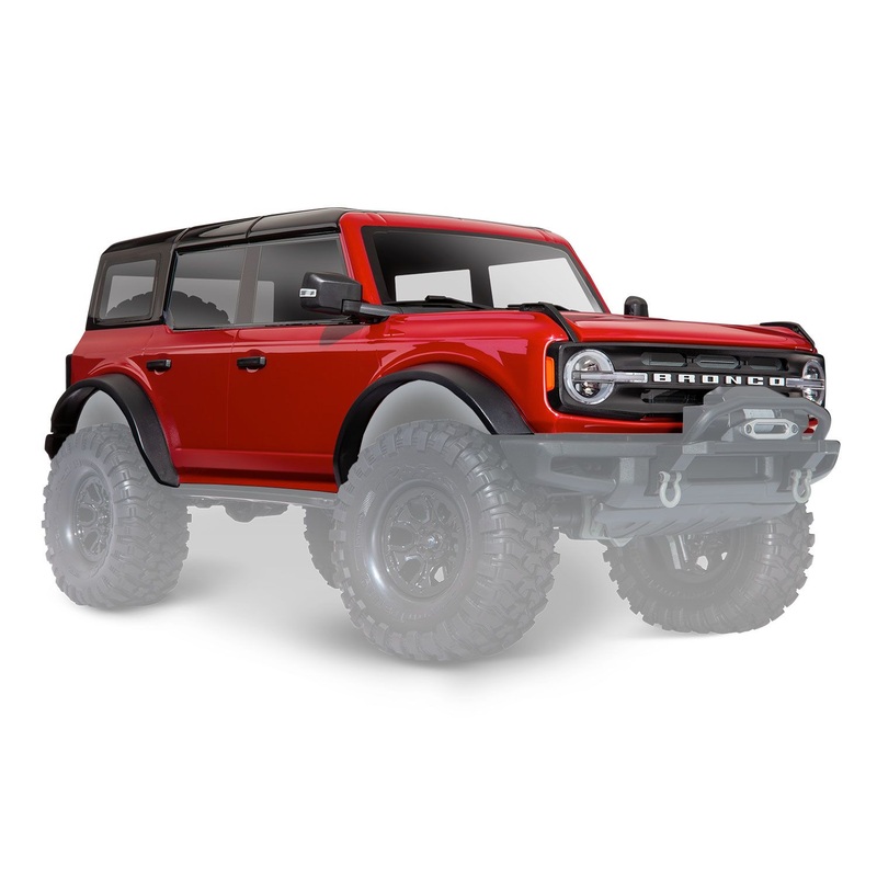Traxxas TRX-4 2021 Ford Bronco Pro Scale Pre-Painted Body Kit RED
