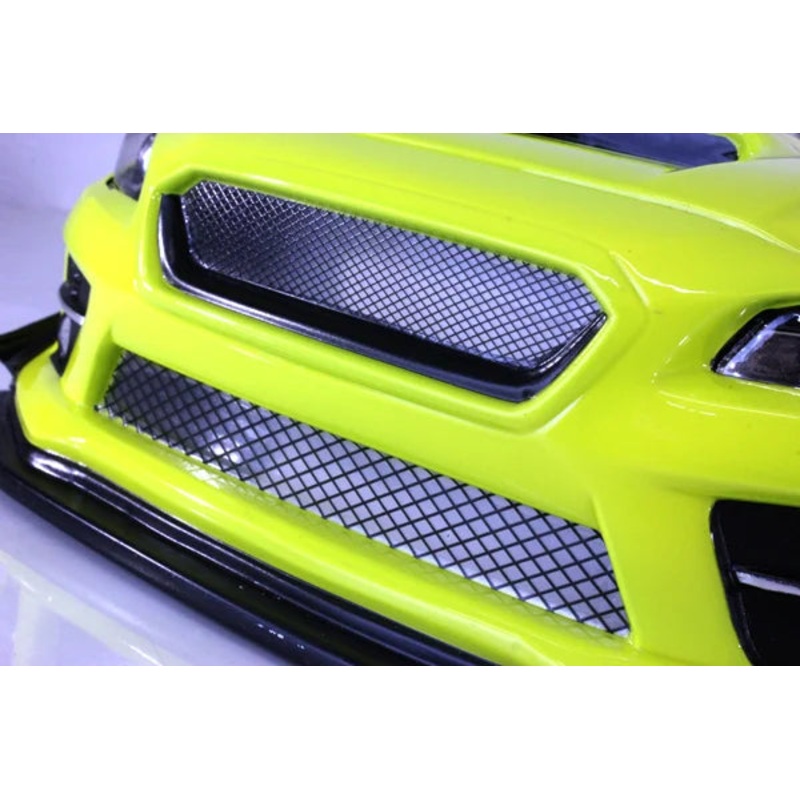 3D REALISTIC BUMPER GRILL MESH DIAMONDS Overlay Decal Vinyl Sheet (210mmx120mm) [Pandora] VGP-609