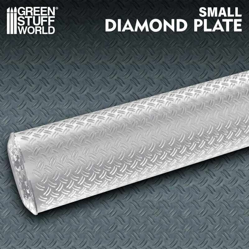 GREEN STUFF WORLD Rolling Pin Diamond Plate – Small
