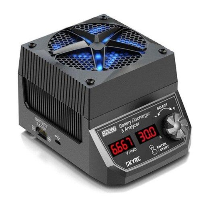 SKYRC BD200 – FPV Battery Discharger & Analyzer For RC LiPo Battery Load Tester Constant Power Constant Current capacity tester