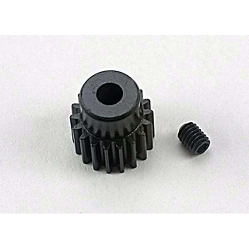 1918 Traxxas Gear, 18-T pinion (48-pitch) / set screw