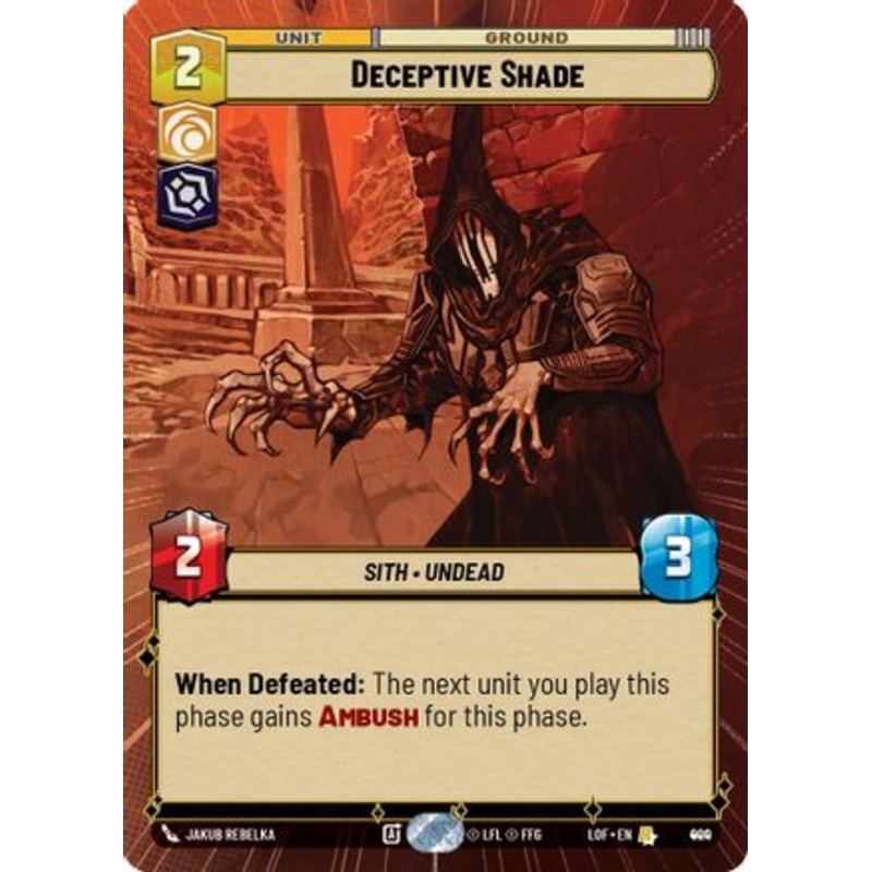 Deceptive Shade (Hyperspace Foil) (920) – Legends of the Force Foil Near Mint