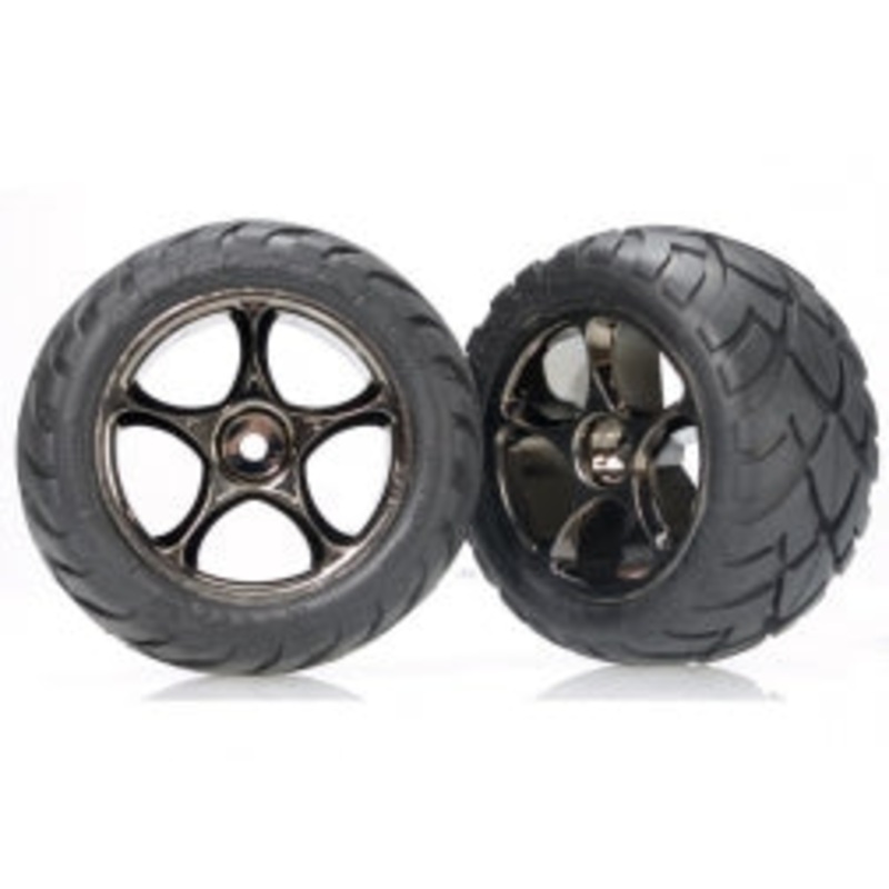 Traxxas Tires & Wheels, Assembled, Tracer 2.2″ (2) (Bandit rear)