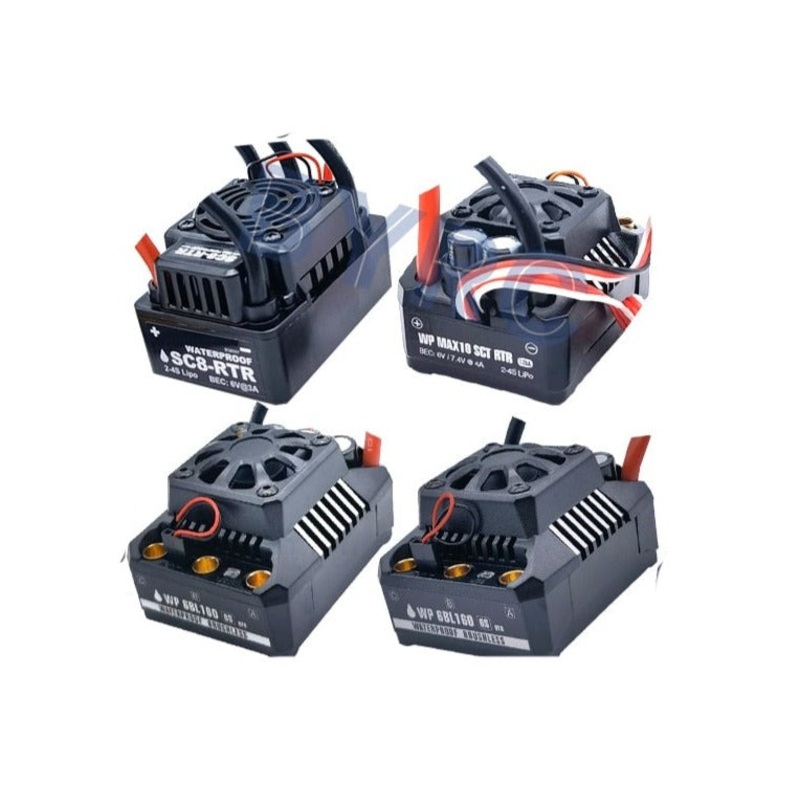 HOBBYWING Waterproof 25A 50A 60A 80A 100A 120A 150A 160A 200A RTR Brushless ESC Speed Controller For 1/10 1/8 1/7 1/6 1/5 RC Car S16 25A