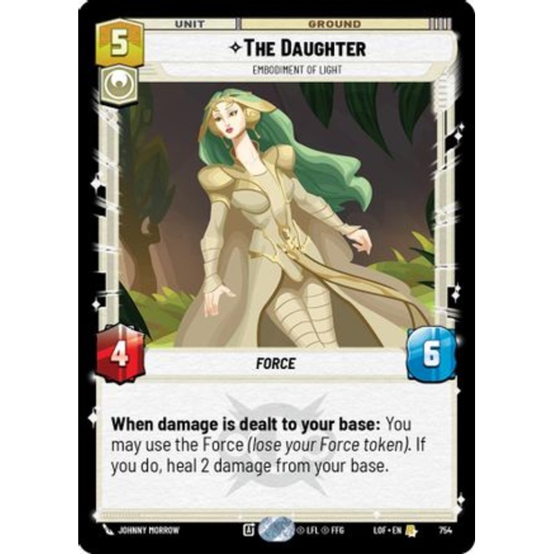 The Daughter – Embodiment of Light (Foil) (754) – Legends of the Force Foil Near Mint
