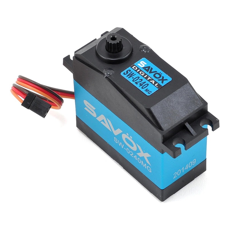 Savox SW-0240MG “Super Speed” Waterproof Digital 1/5 Scale Servo (High Voltage)