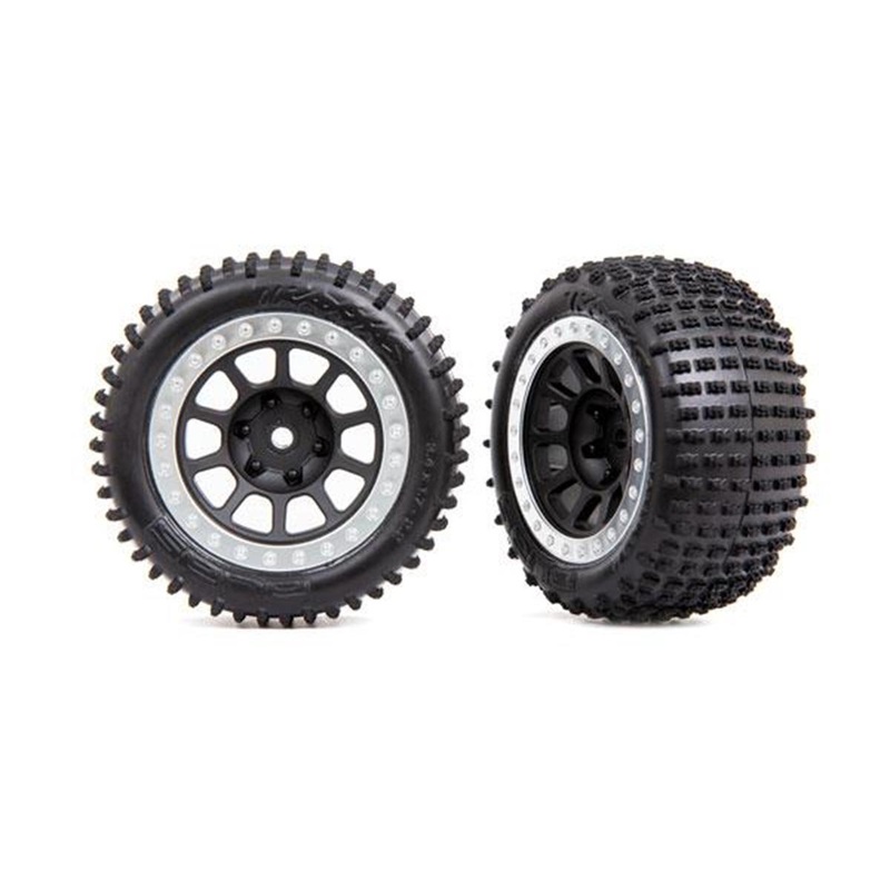 Traxxas Tires+Wheels 2.2In Graphite Gray Satin