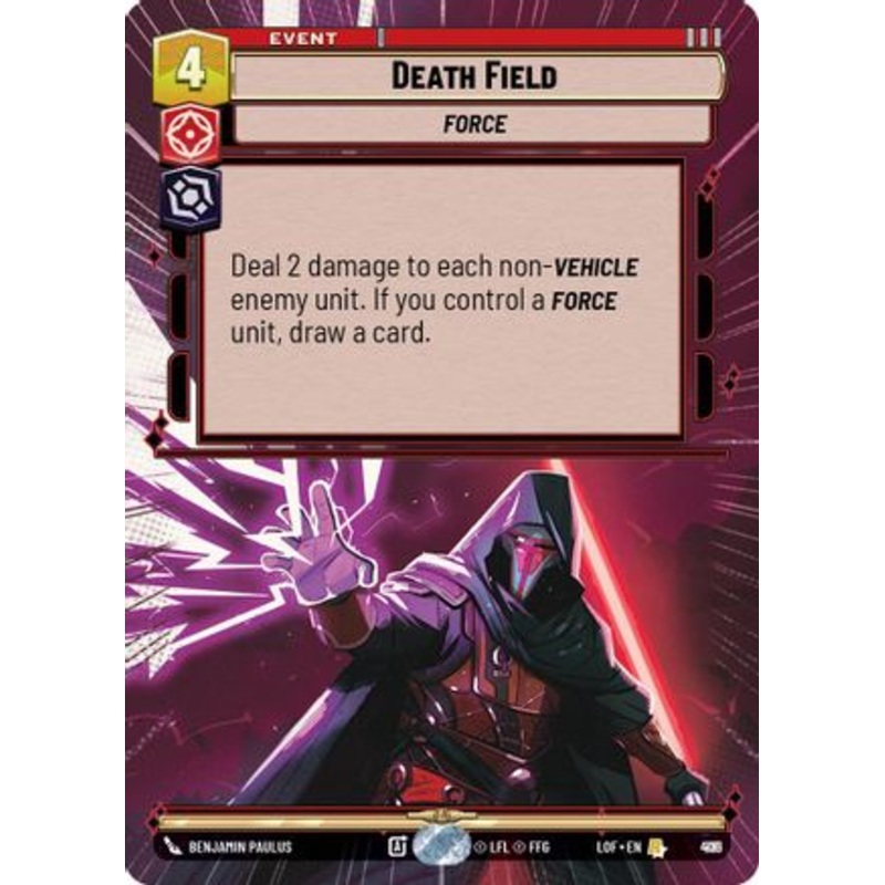Death Field (Hyperspace Foil) (881) – Legends of the Force Foil Near Mint