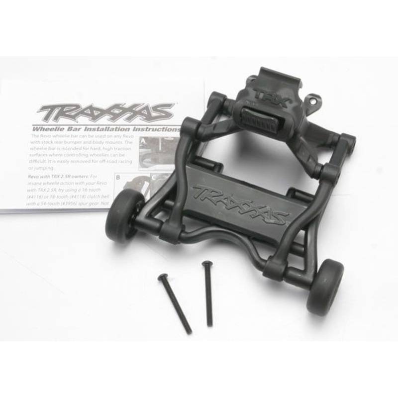 5472 Traxxas Wheelie bar, assembled (fits all 1/10th scale Revo trucks)