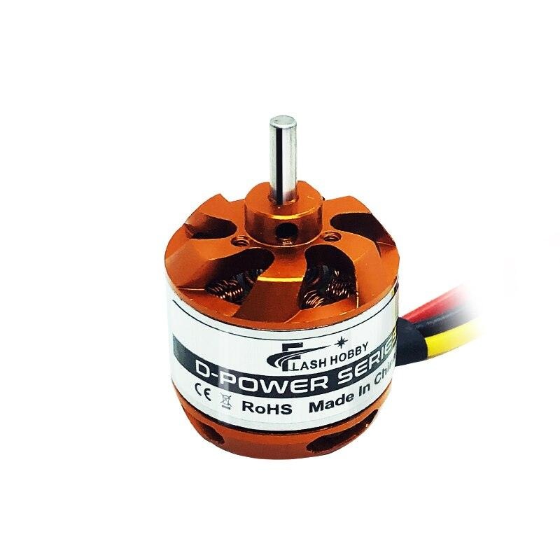 FLASHHOBBY D2826 Brushless Motor 930KV 1000KV 1400KV 2200KV For RC Aircraft Plane Multi-copter Brushless Outrunner Motor D2826 930KV 1PCS